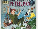 Walt Disney Peter Pan Book And Record 1977 Original 45 RPM 7