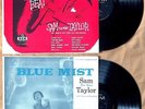 Sam (The Man) Taylor MUSIC WITH THE BIG BEAT and BLUE MIST rock'n'roll 2 LP LOT