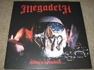Megadeth Killing Is My Business Import 2008 Gatefold Clear Blue LP Vinyl Record