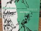 JANOS STARKER BACH CELLO SONATAS LP ABBA BOGIN SAGA XID 5164 MONO 1964 NO.1 NO.2