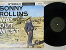 SONNY ROLLINS WAY OUT WEST CONTEMPORARY P-7578 Japan VINYL LP