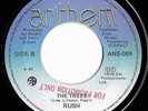 RUSH -Circumstances / The Trees- 1978 CANADIAN Anthem PROMO 45  CANADA  #ANS-009