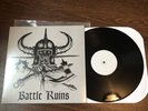 Battle Ruins self titled LP blank labels Lovely Lads Rival Mob