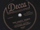 Porter Johns – 78 rpm Decca 46379: This Lonely World/Just a Few Teardrops Ago; E