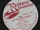 Keynote 105 Disc K 511 BLITZSTEIN No For an Answer-Penny Candy/3 Character Sketc