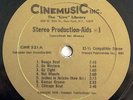 Cinemusic CMR 521 STEREO PRODUCTION AIDS library music 1970 lp Jack Shaindlin