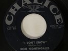 DIXIE NIGHTINGALES I Don't Know / Keep On Trying Chalice Gospel Soul 45 HEAR