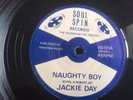 DOUBLE SIDER JACKIE DAY - NAUGHTY BOY plus THREE KARATS - YES I WILL - SOUL SPIN
