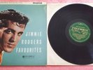 JIMMIE RODGERS FAVOURITES UK VINYL LP MONO COLUMBIA 33SX 1176 VERY RARE FOLK EX