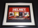 Helmet-Albums-original advert framed