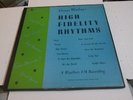 GEORGE WETTLING High Fidelity Rhythms 1 LP IN Box w/ insert Jazz GEORGE BARNES