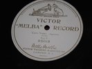 RARE Nellie Melba 'Caro Nome' on Victor Melba Record, 95018, VG+ 1904