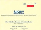 ARCHIV STEREO - FOURNIER - BACH - SUITES FOR SOLO CELLO 3 & 4 - NM