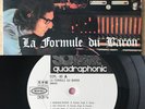 BERNARD ESTARDY La Formule Du Baron JAPAN PROMO LP QUADRAPHONIC PROG JAZZ FUNK