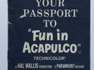 ELVIS PRESLEY-100% ORIGINAL FUN IN ACAPULCO THEATRE PROGRAMME