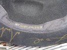Michael Jackson Fedora répétition Signed in NYC Apollo theater Extra RARE item