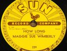 MAGGIE SUE WIMBERLY DAYDREAMS COME TRUE b/w HOW LONG USA SUN 78 RPM E+ EX PLUS