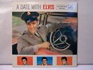 A Date With ELVIS PRESLEY   Orig 1959 RCA LPM-2011 Mono 1st Press 1S/1S  EX