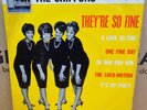 THE CHIFFONS THEY'RE SO FINE EP OG UK MONO STATESIDE 7