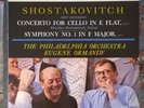 COLUMBIA MS 6124 - SHOSTAKOVICH: CELLO CONCERTO; SYMPHONY No. 1 - ROSTROPOVICH