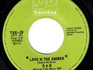 MFD IN CANADA 1972 FUNK SOUL 45 RPM RAM : LOVE IS THE ANSWER + LOVE IS THE ANSWE