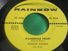 Rare EX Bopper 45 : Bonnie Sisters   Track That Cat   Wandering Heart   Rainbow