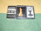 3x BILSKIRNIR Black Metal TAPE's For Victory We Ride In Flames of Purification
