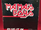 MAMA'S BOYS Plug It In 1982 UK Vinyl LP + INSERT EXCELLENT CONDITION