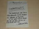 THE UNDERTONES VERY RARE ORIG FLYER FROM EMI RECORDS PUNK SEX PISTOLS CLASH
