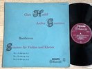 ARTHUR GRUMIAUX & CLARA HASKIL violin sonatas BEETHOVEN 1950s ED1 PHILIPS MINT