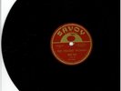 Odd/Rare SAVOY 78 RPM Record 1122 Baby Face “Moonshine Baby” / “Red Headed Woman