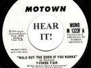 Yvonne Fair FUNK 45 (Motown 1323 PROMO) Walk Out The Door If You Wanna   MINT-