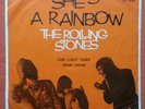 THE ROLLING STONES-SHE'S A RAINBOW RARE YUGOSLAVIAN  7'' PS UNIQUE COVER 1968