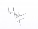 Bill Wyman - The Rolling Stones Bass Guitarist - In Person Signed White Card.