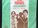 Kinks: Wonderboy / Pretty polly. Rare Danish issue. EX+