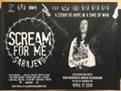 Iron Maiden ‘Scream For Me Sarajevo’ Bruce Dickinson Orig. UK Cinema Quad Poster