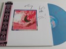 DJANGO DJANGO MARBLE SKIES SIGNED BLUE VINYL LP + CD + POSTER