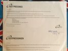 Beatles 'Abbey Road' 1969. TEST PRESSING vinyl LP 2017 remastered 180g edition.