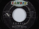 Rock 45 BEACH BOYS Surfin CANDIX HEAR