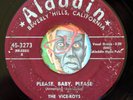 HEAR Viceroys 45 Baby Please/I'm Yours As Long As I Live ALADDIN doo wop R&B