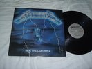 METALLICA Ride the Lightning '84 ORIGINAL US MEGAFORCE SILVER   label press