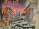 LP Riot *ThunderSteel* Vinyl LP Heavy Metal EPIC 1988 Spain Press. 12'' EX/EX