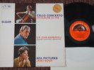 Jacqueline Du Pre/ Barbirolli: Elgar: Cello Concerto S/C HMV ASD 655 UK LP) TAS