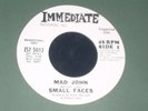 Small Faces 45 IMMEDIATE 5012 Mad John PROMO 1969 UK MOD M-