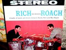 Buddy Rich & Max Roach Rich Versus Roach LP Mercury SR 60133 Stereo Jazz Vinyl