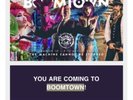 Boomtown Chapter 10 Festival - 2 x Weekend Camping Tickets