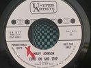 Marv Johnson United Artists 617 COME ON AND STOP (RARE PROMO) MAKE OFFER