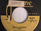 RAY CHARLES- Mess Around/ Funny 45 Jump Blues R&B Original ATLANTIC YELLOW Label