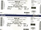 2 tickets for BARRY MANILOW @ LEEDS 1/9/18. Block C (front centre block) Row F.