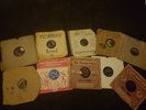 Mixed 78 RPM vinyls frank sinatra bill haley elvis presley etc